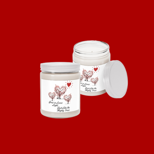 Adventure Heart Tree Scented Candle 9oz – Romantic Nature Gift