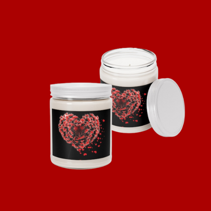 Dandelion Heart Scented Candle 9oz –Adventure Valentine’s Gift