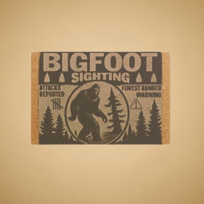 Adventure Bigfoot Porch Mat – Funny Home Decor