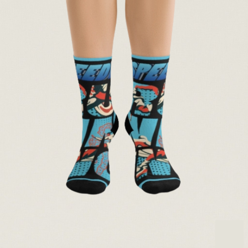 Adventure Bold "Running" Recycled Socks