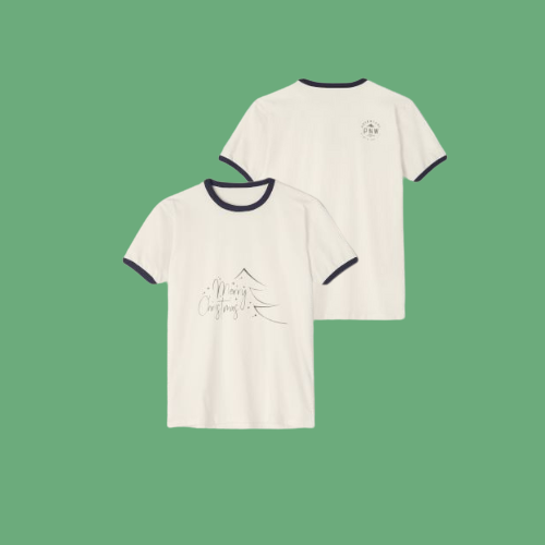 Merry Christmas Reindeer Tee –Adventure Family Holiday Shirt