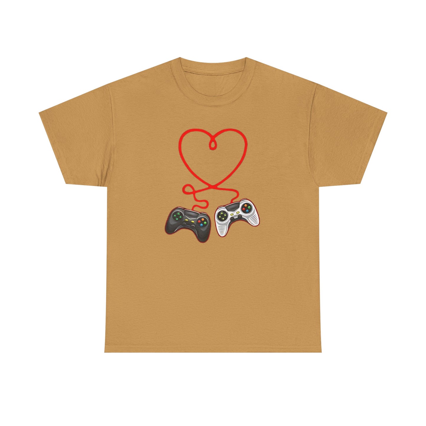 Video Gamer Valentines Day T-Shirt, Gamer Heart Tee, Valentines Gift for Him or Her, Unisex Gaming Shirt, Controller Love  Unisex Shirt