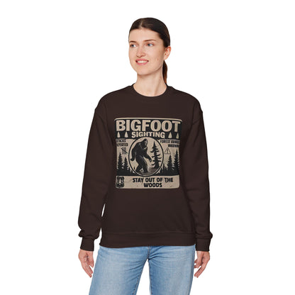Bigfoot Retro Sweatshirt –Adventure Funny Sasquatch Crewneck