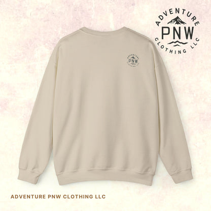 Funny Bigfoot Sasquatch Sweatshirt –Adventure Unisex Crewneck