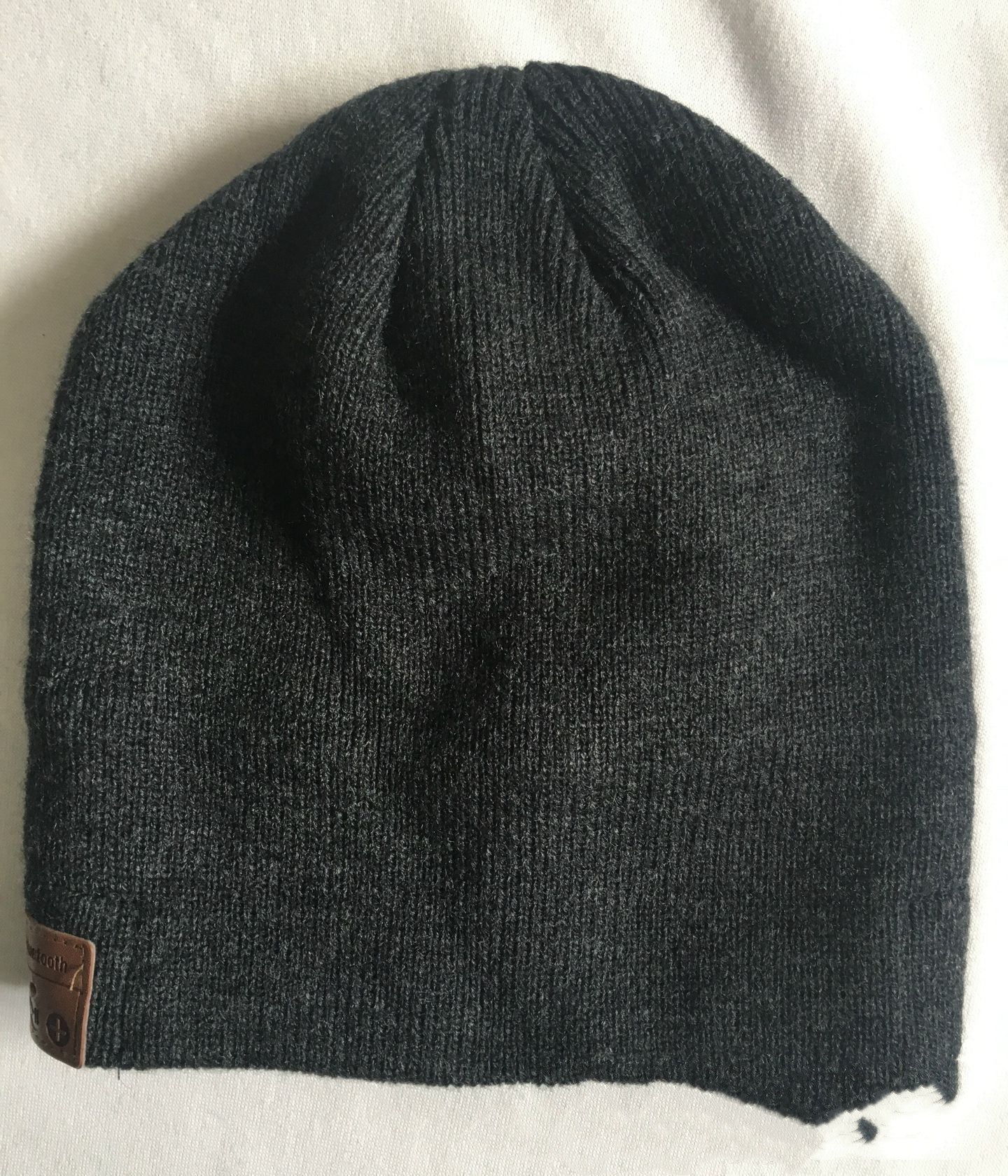 Warm knit flat cap