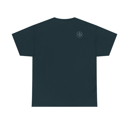 Bigfoot Valentine Shirt –Adventure Retro Heart Gesture Tee