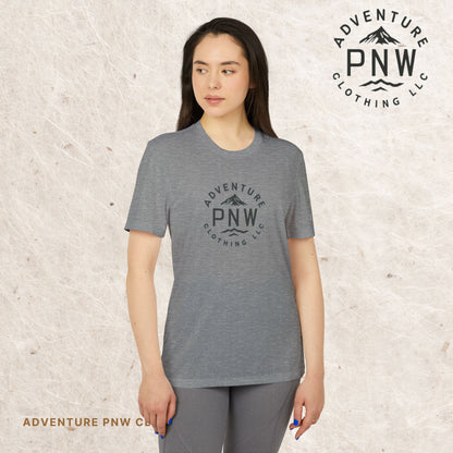 Adidas® Unisex PNW Black Logo Sport T-Shirt | Premium Comfort Athletic Adventure Mountains