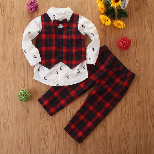 Fashion Children's Clothes Set With Long Sleeves