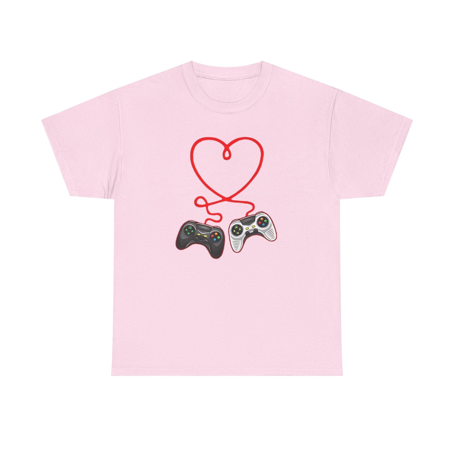 Video Gamer Valentines Day T-Shirt, Gamer Heart Tee, Valentines Gift for Him or Her, Unisex Gaming Shirt, Controller Love  Unisex Shirt