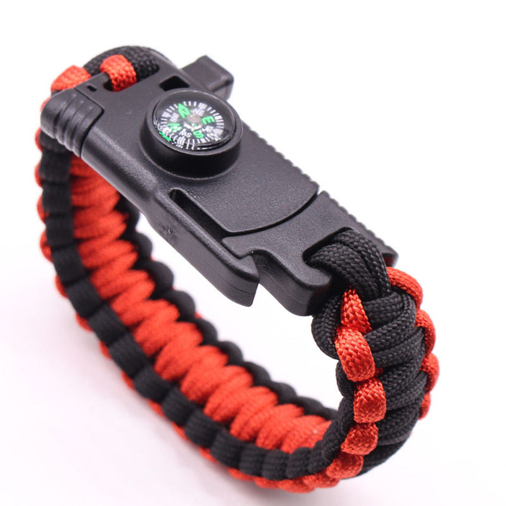 Umbrella rope bracelet knife wild wild cutting knife extreme adventure camping hiking survival umbrella rope hand rope