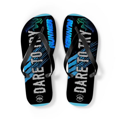 Adventure Flip Flops for Hikers, Stylish Beach Sandals, Summer Footwear, Gift for Outdoors Enthusiasts, Fun Vacation Accessories