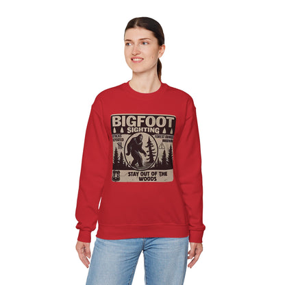 Bigfoot Retro Sweatshirt –Adventure Funny Sasquatch Crewneck