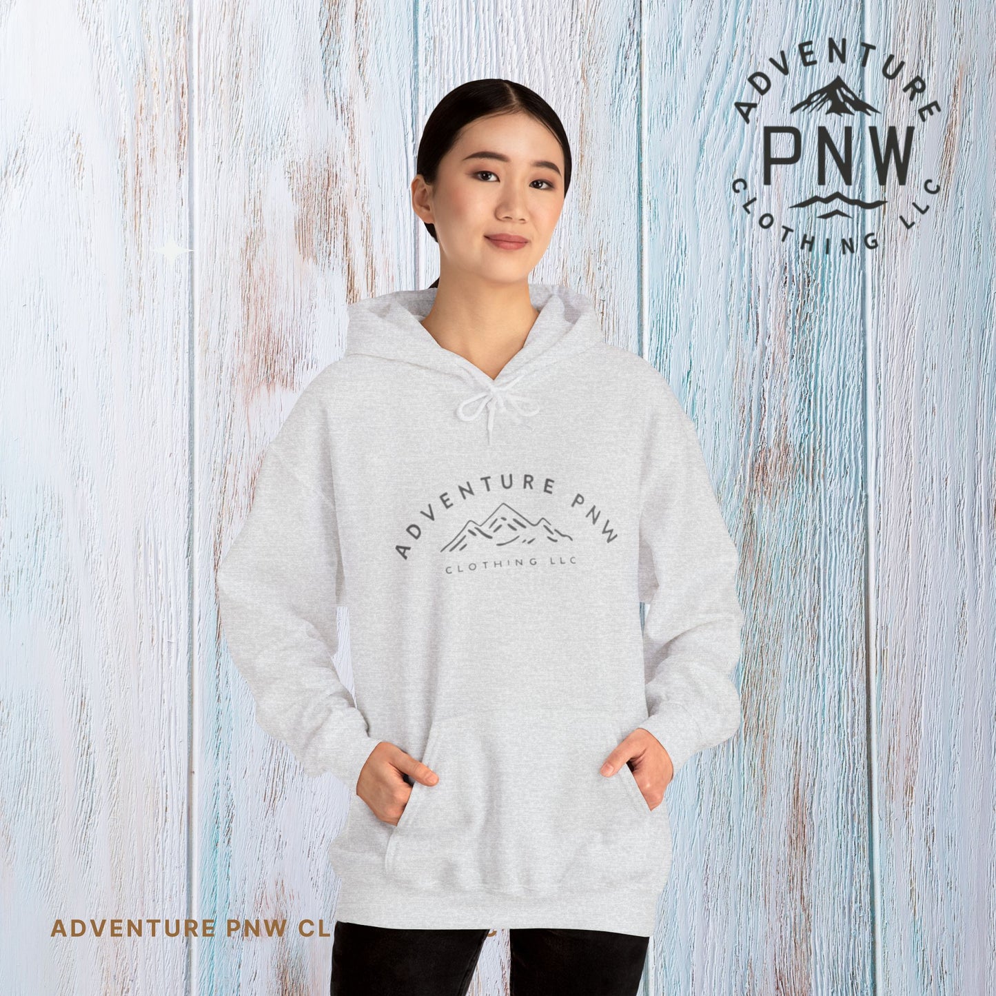 Original Adventure PNW Hoodie Design | Stylish Comfort for Outdoor Fun Adventure Mountains