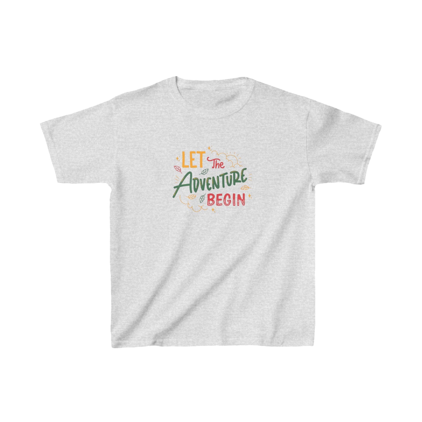 Lets the ADVENTURE Begins with CHRISTMAS Vibes Kids Heavy Cotton™ Tee| Christmas Adventure Outfit