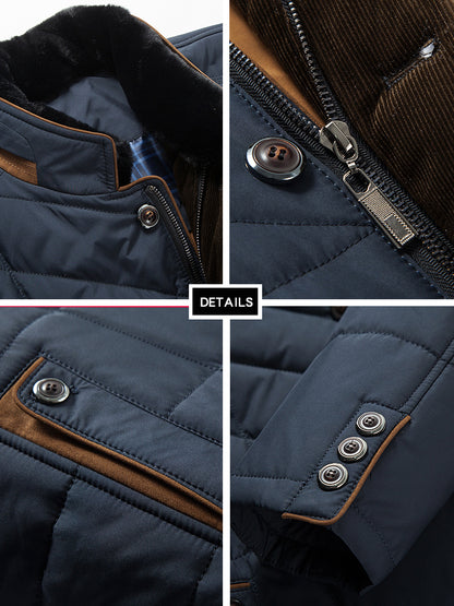 Padded Jacket | Stylish Winter Clothes | Thickened Stand-Up Collar