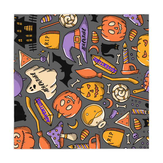 Adventure Halloween Tablecloth | Perfect for Spooky Celebrations | Full-print Tablecloth