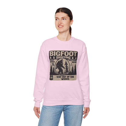 Bigfoot Retro Sweatshirt –Adventure Funny Sasquatch Crewneck