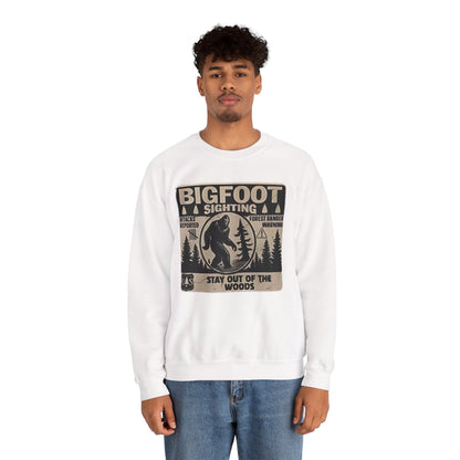 Bigfoot Retro Sweatshirt –Adventure Funny Sasquatch Crewneck