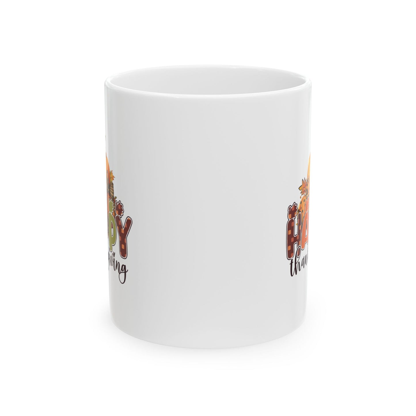 Adventure Happy Thanksgiving Ceramic Mug, (11oz, 15oz)