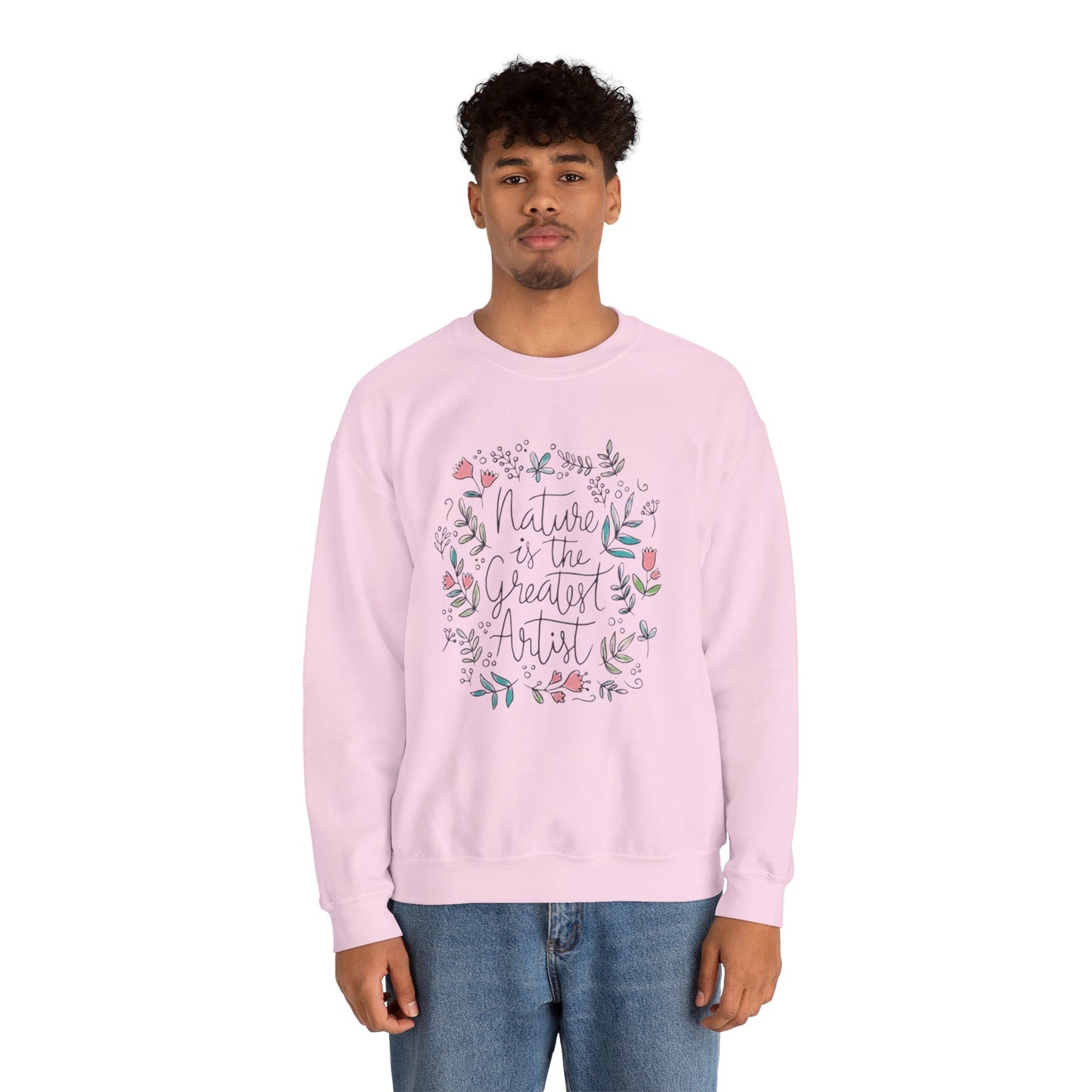 Adventure Nature’s Art Sweatshirt – Floral Valentine Gift