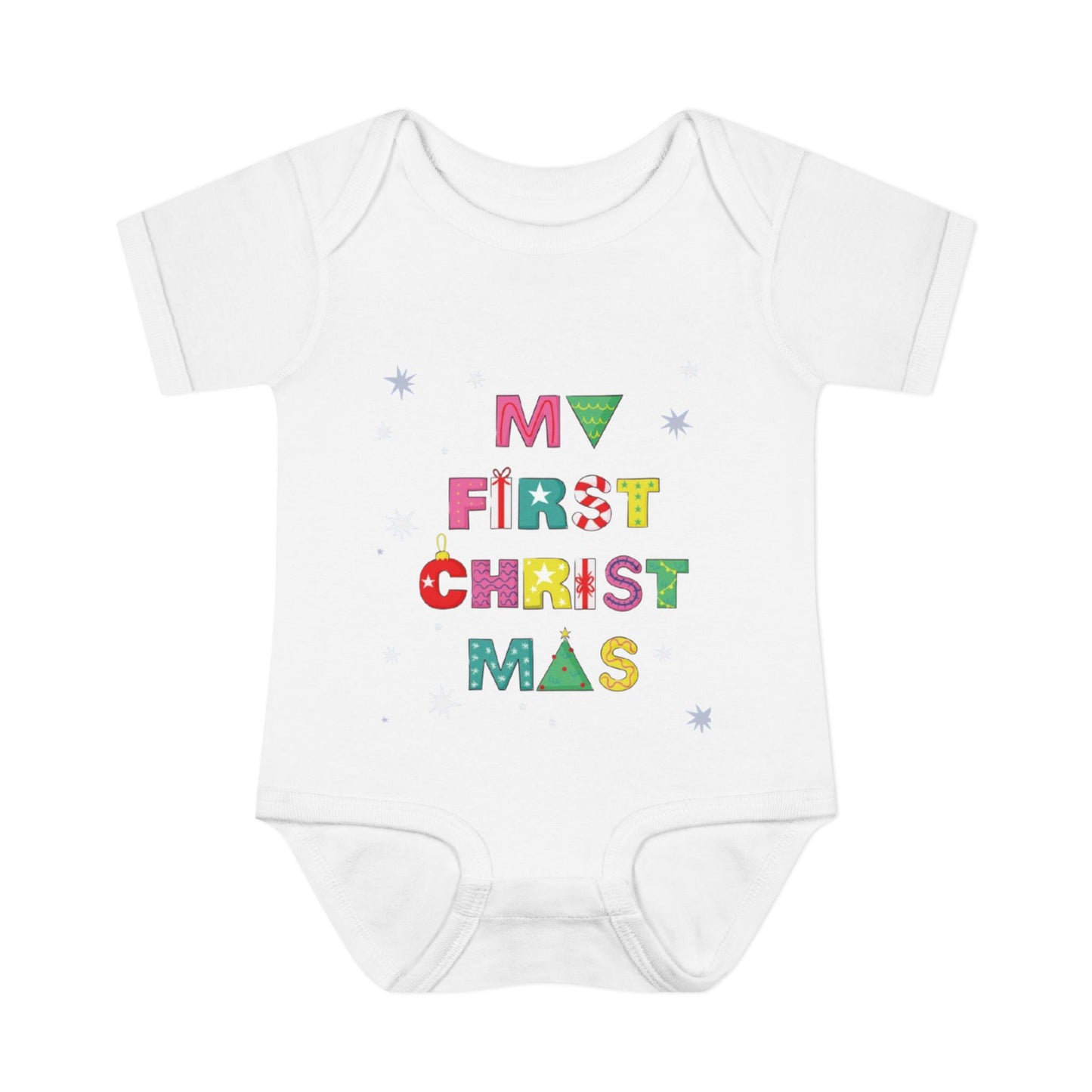 My First Christmas Baby Bodysuit –Adventure Festive Outfit