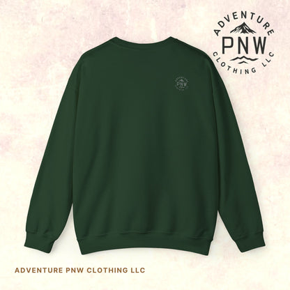 Adventure Bigfoot Christmas Lights Sweatshirt – Unisex Jumper