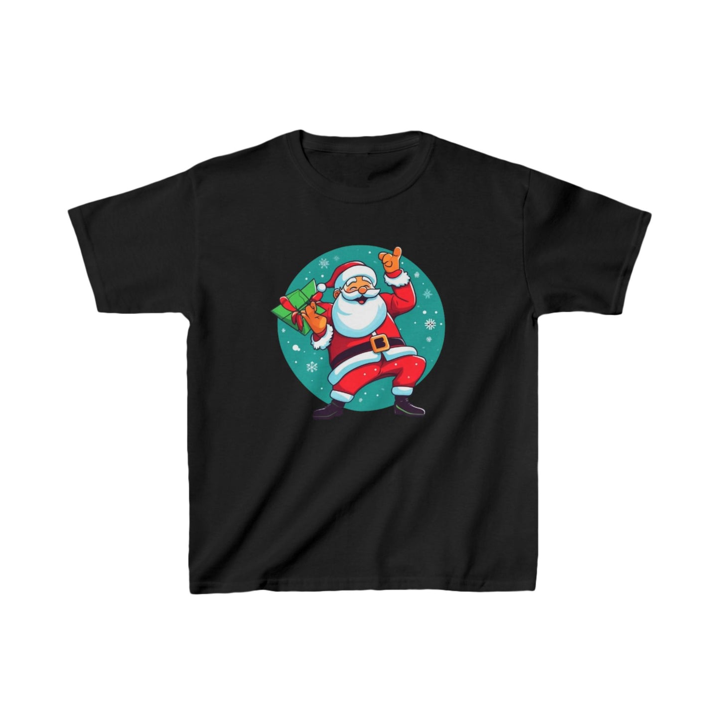 Dabbing Santa Christmas T-shirt  kids Heavy Cotton™ Tee| Christmas adventure Outfit