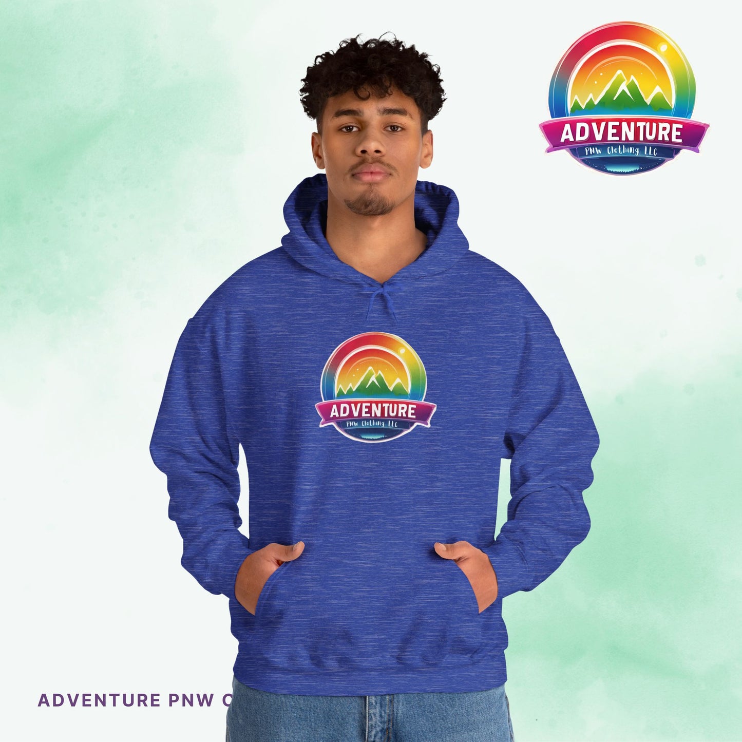 PRIDE Hoodie Stylish, Comfortable, and PRIDE Inspired Outdoor Mountain Adventure