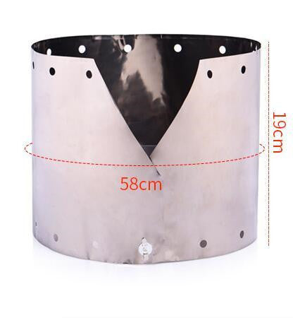 Pure Titanium Ultra-thin Camping Wind Shield Mountaineering Stove Accessories