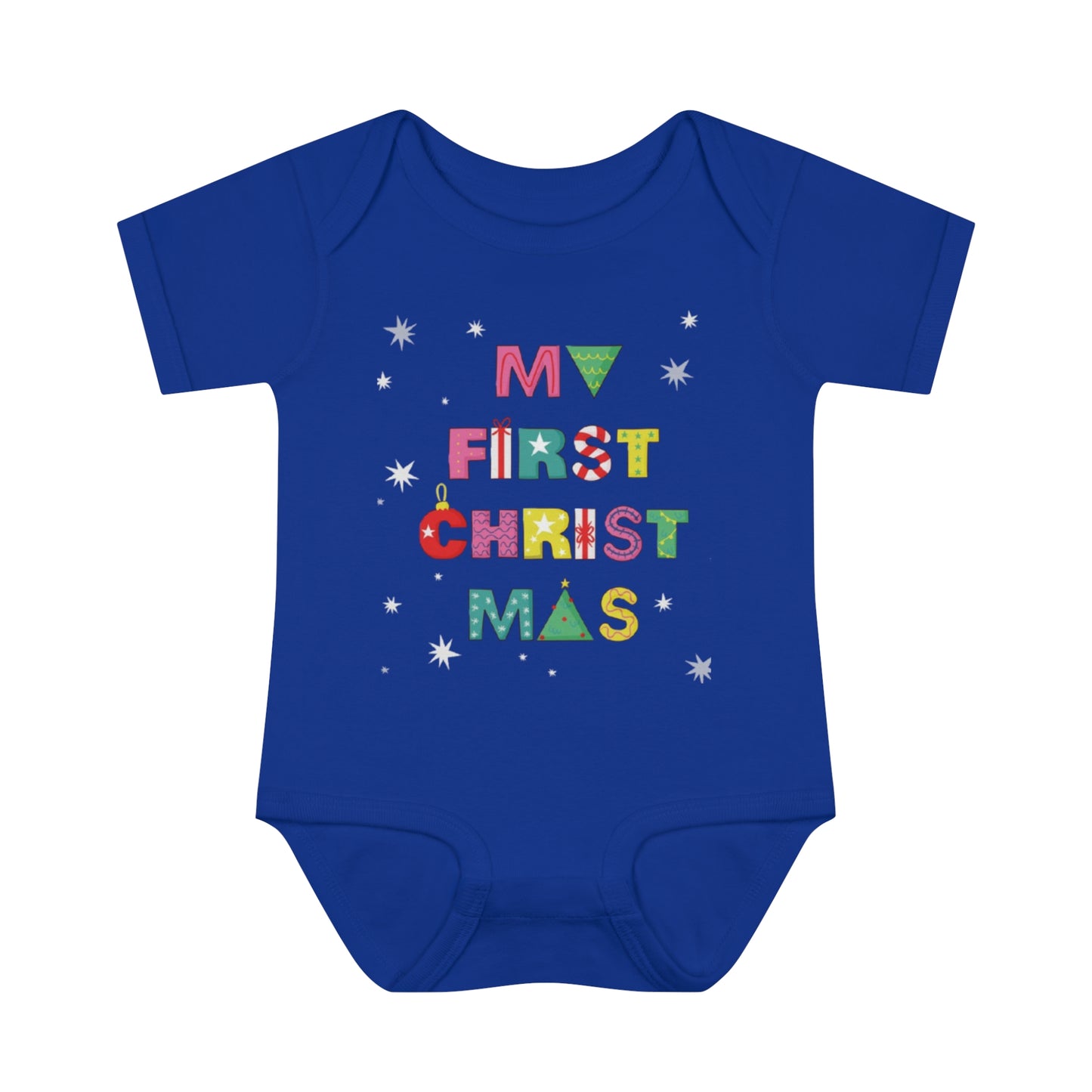 MY FIRST CHRISTMASS |Infant Baby Rib Bodysuit |Christmas Adventure Outfit