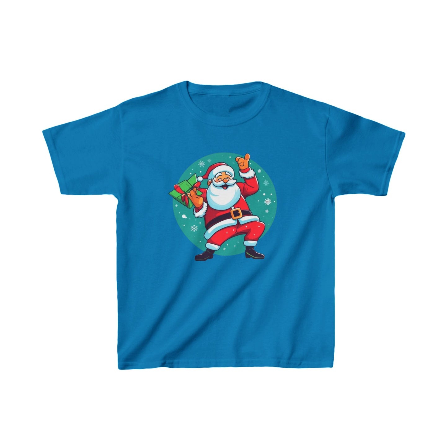 Dabbing Santa Christmas T-shirt  kids Heavy Cotton™ Tee| Christmas adventure Outfit