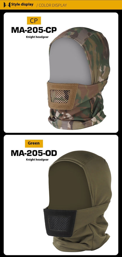 WoSporT Knight Camouflage Headgear