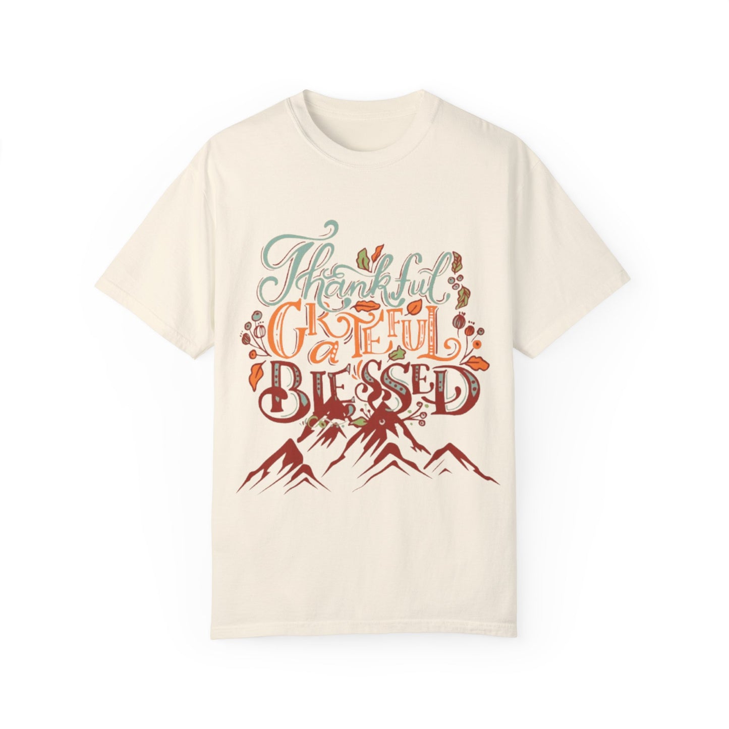 Thanksgiving Adventure Tee | Thankful Grateful Blessed Comfort |Unisex Garment-Dyed T-shirt description | Unisex Garment-Dyed T-shirt