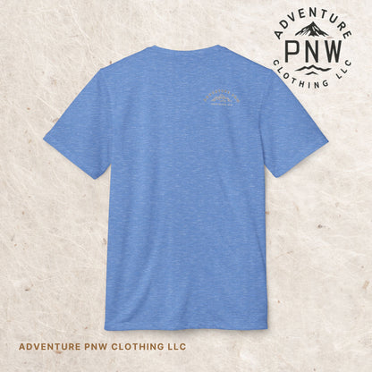 Adidas® Unisex PNW Pink Logo Sport T-Shirt | Premium Athletic Adventure Mountains