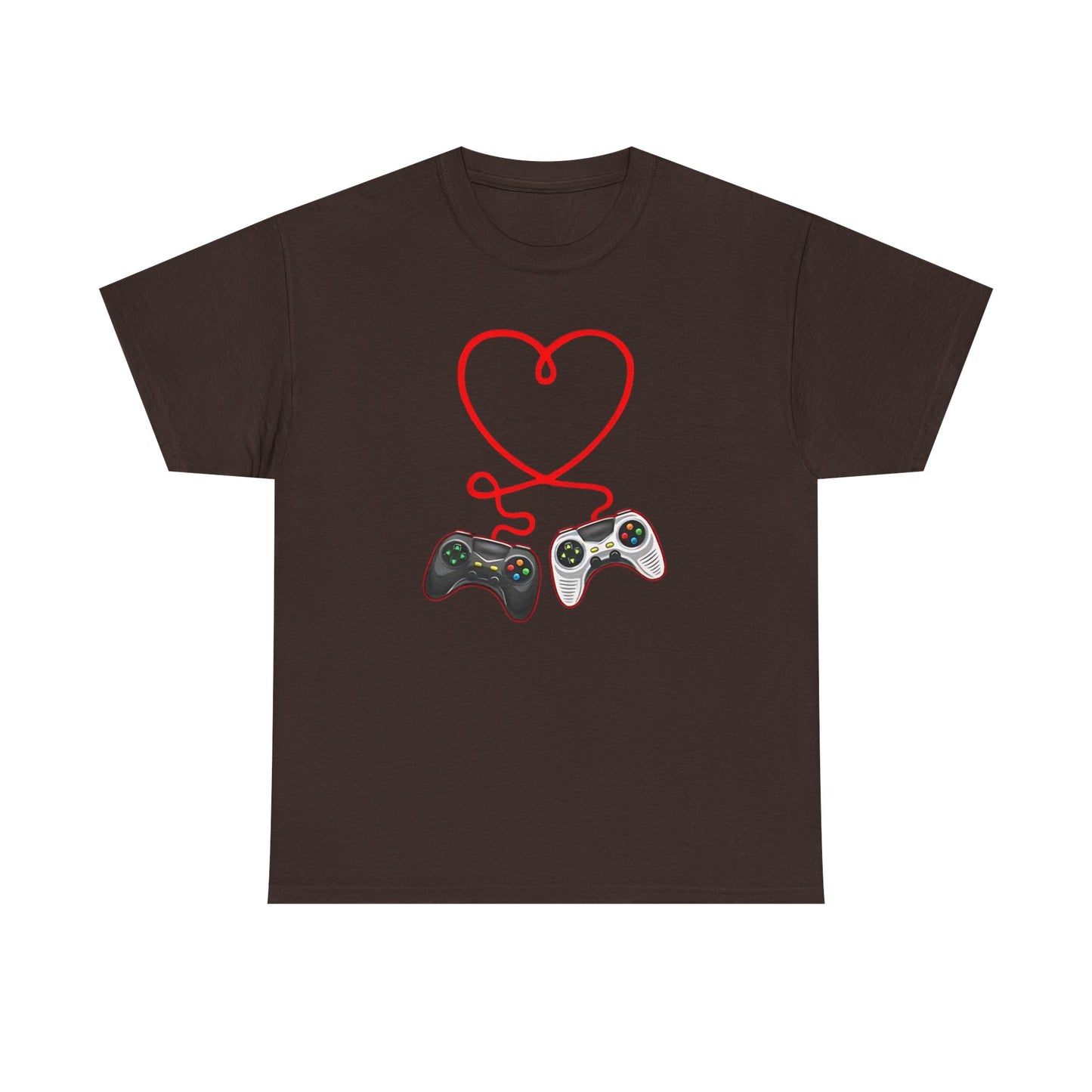 Video Gamer Valentines Day T-Shirt, Gamer Heart Tee, Valentines Gift for Him or Her, Unisex Gaming Shirt, Controller Love  Unisex Shirt