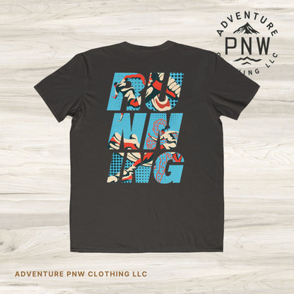 Athletic T-Shirt, Outdoor Adventure Tee, Dare to Try Running Hiking PNW  Lightweight Fashion Tee, Men's Activewear, Fitness Top