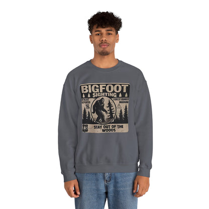 Bigfoot Retro Sweatshirt –Adventure Funny Sasquatch Crewneck