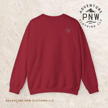 Retro Heart Valentine Sweatshirt –Adventure Gift for Her