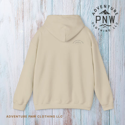 Original Adventure PNW Hoodie Design | Stylish Comfort for Outdoor Fun Adventure Mountains