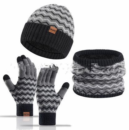 Men's Winter Warm Neck Warmer Cold-proof Knitted Hat