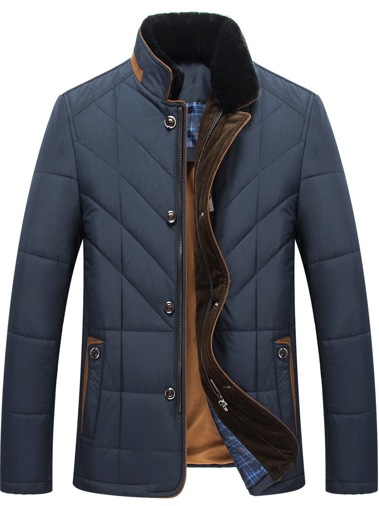 Padded Jacket | Stylish Winter Clothes | Thickened Stand-Up Collar