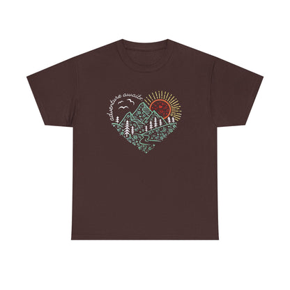 Adventure Awaits Tee – Mountain Explorer Shirt