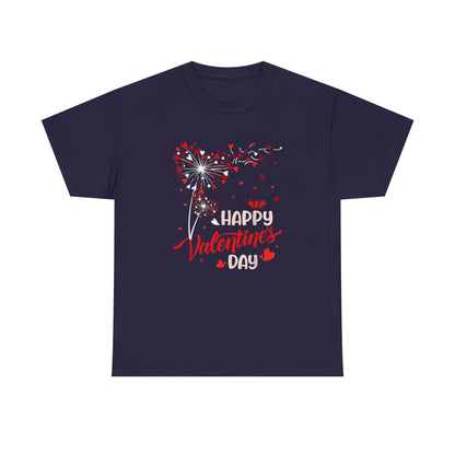 Valentines Day Dandelion Heart Tee, Love Gift T-Shirt, Women Girls Kids Shirt, Unisex T-shirt