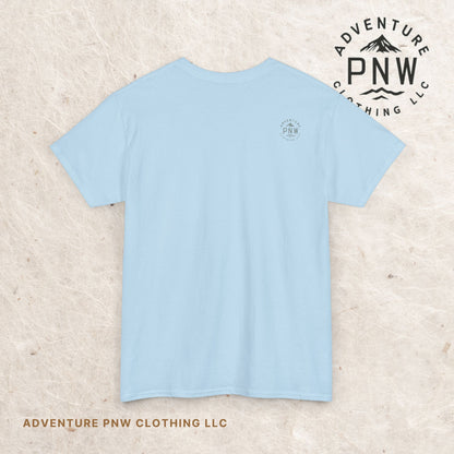 Mountain Compass Pattern Unisex Tee, Adventure Lover Hiking Tshirt, Traveler Gift Shirt, Nature Outdoor Top
