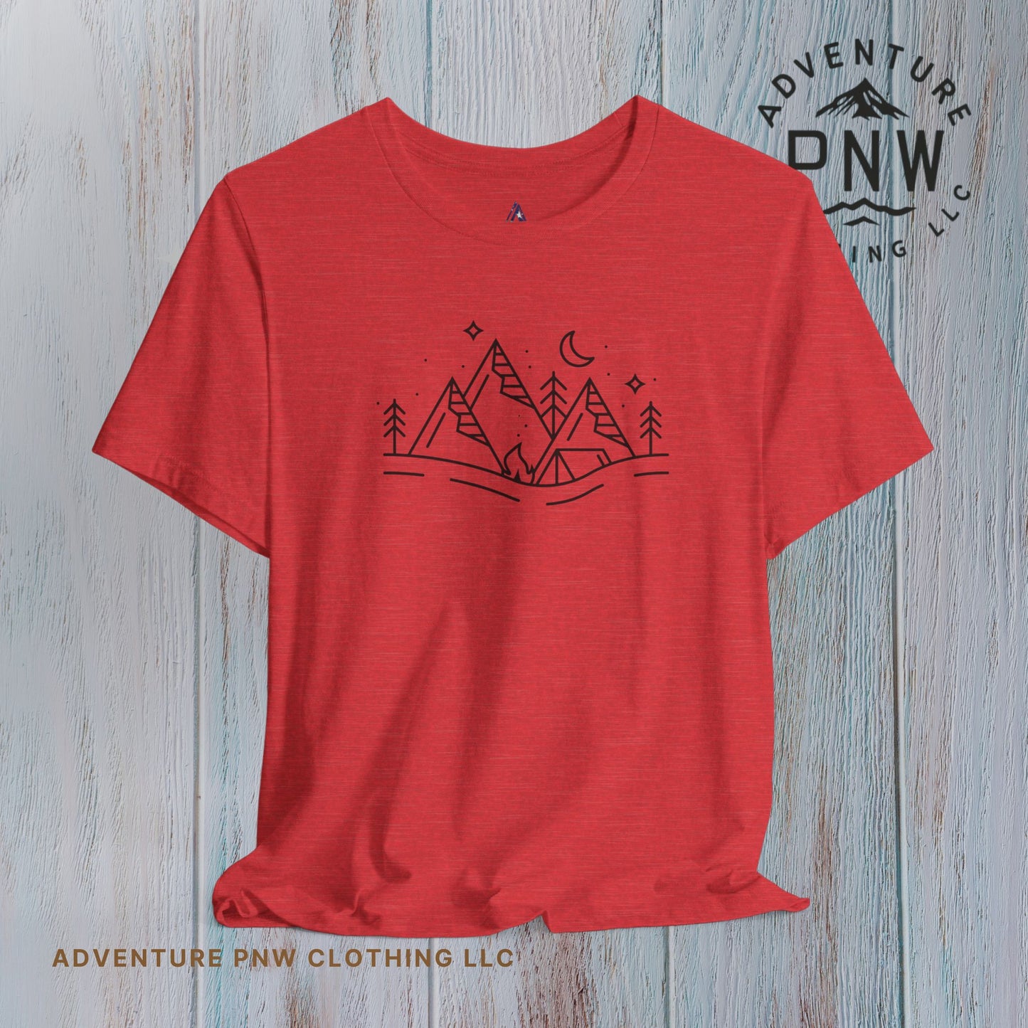 Mountain Adventure PNW T-Shirt Pacific Northwest Inspired Comfort and Style