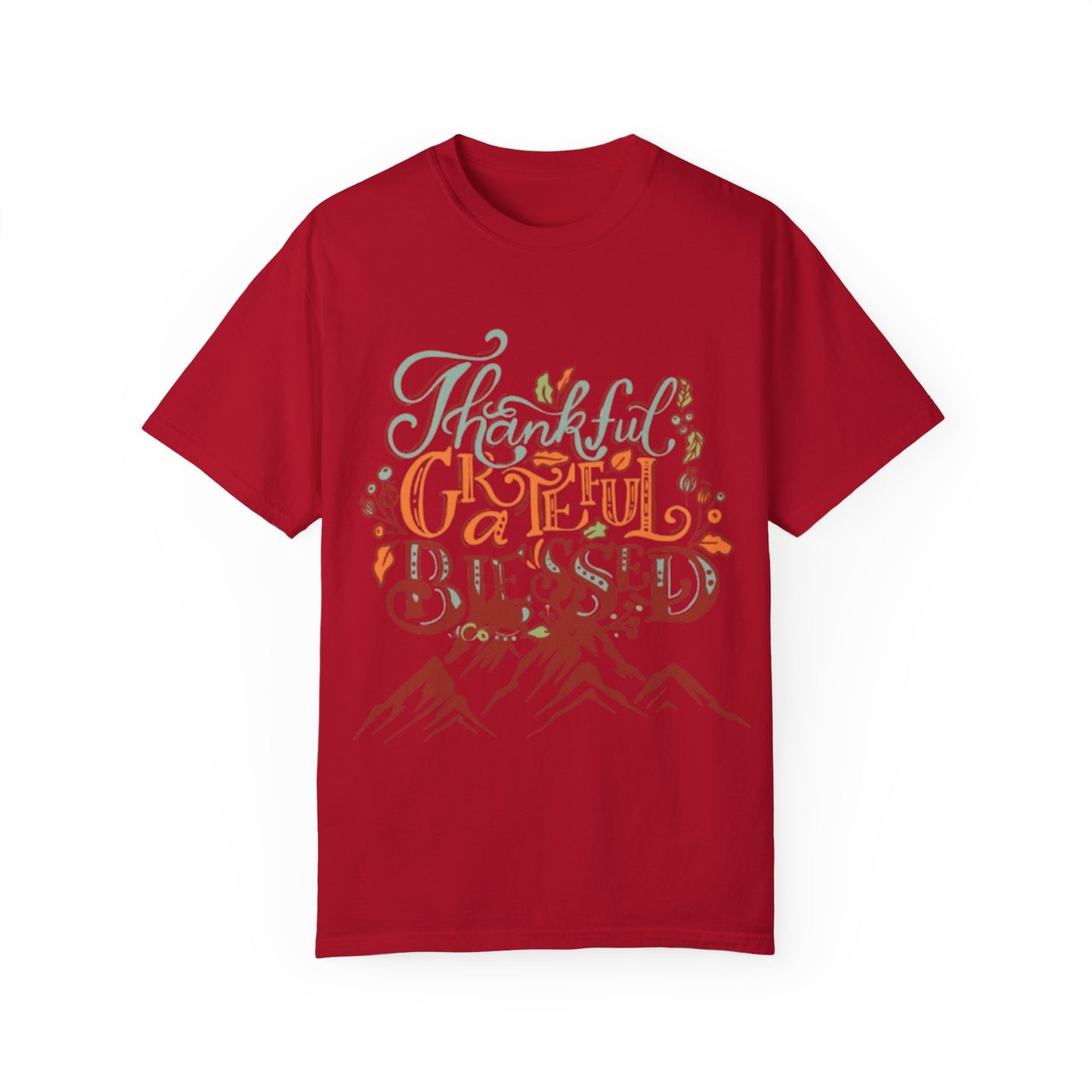 Thanksgiving Adventure Tee | Thankful Grateful Blessed Comfort |Unisex Garment-Dyed T-shirt description | Unisex Garment-Dyed T-shirt