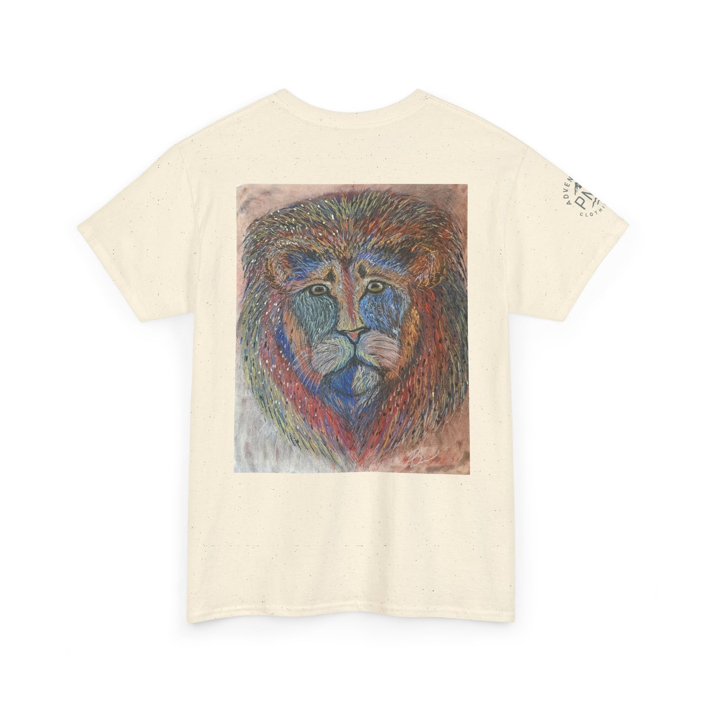 "The lion" - oil pastel