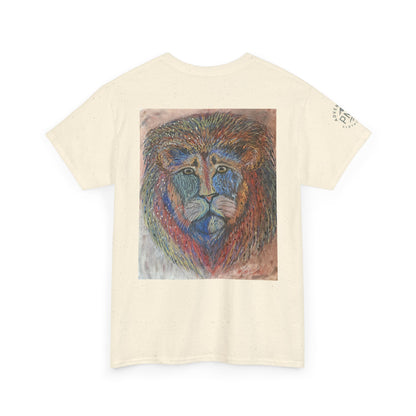 "The lion" - oil pastel
