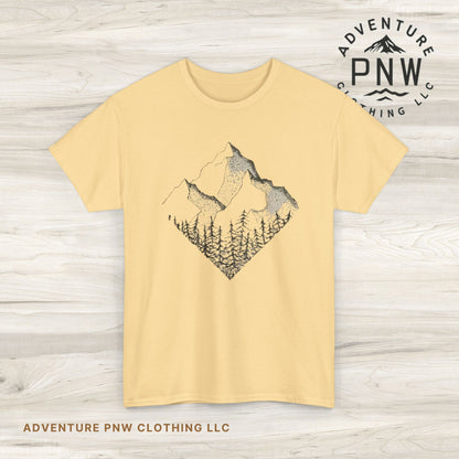 Mountain Range Adventure Tee – Hiking & Nature Shirt