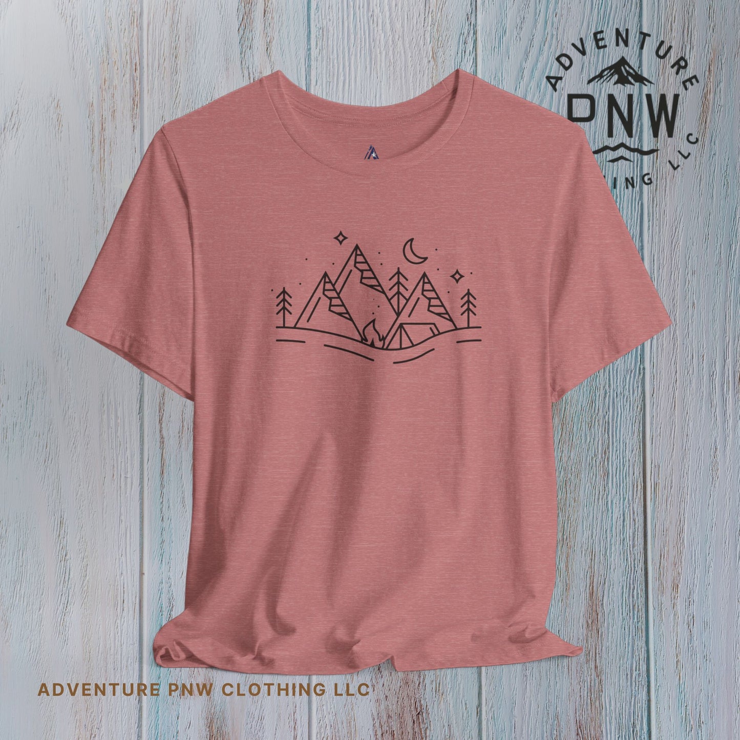 Mountain Adventure PNW T-Shirt Pacific Northwest Inspired Comfort and Style